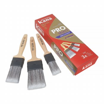 Additional picture of KANA PRO SELECT FLAT BRUSH SET 3 PACK
