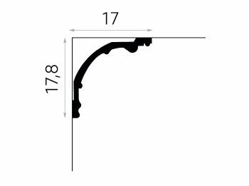 Additional picture of MDA109 CORNICE / COVING MOULDING 200CM