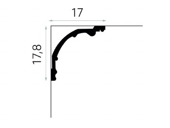 Additional picture of MDA113 CORNICE / COVING MOULDING 200CM