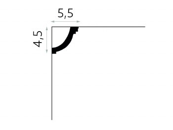 Additional picture of MDB063 CORNICE / COVING MOULDING 200CM