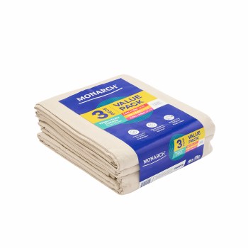 Additional picture of MONARCH HEAVY DUTY CANVAS DUST SHEET 3 PIECE VALUE PACK
