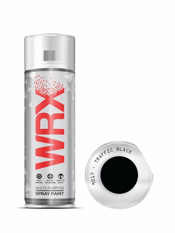 WRX SPRAY PAINT 400ML RAL 9017 TRAFFIC BLACK