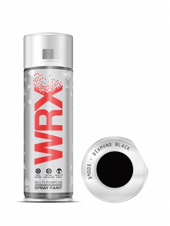 WRX SPRAY PAINT 400ML RAL D9005 DIAMOND BLACK