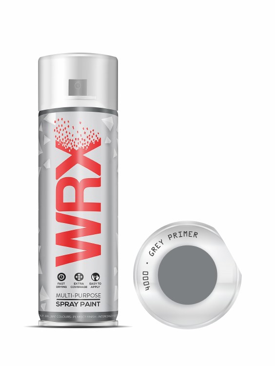 WRX SPRAY PAINT 400ML SURFACE PRIMER GREY 4000