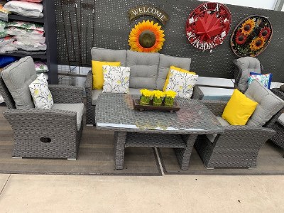 Monaco Sofa Set Anthrazite