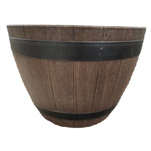 15.5" Whiskey barrel - Wood