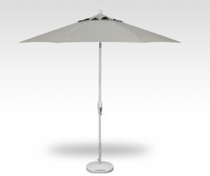 9' Autotilt umbrella -  Silver Linen