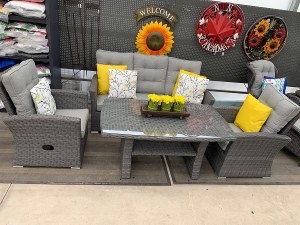 Monaco Sofa Set Anthrazite Monaco Sofa Set Anthrazite