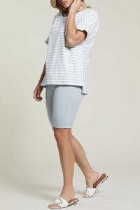 Boat Neck Side Slit Top