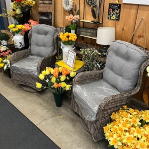Rio Swivel/Rocker Conversation Set