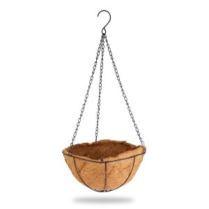 12" hanging basket w/coco liner