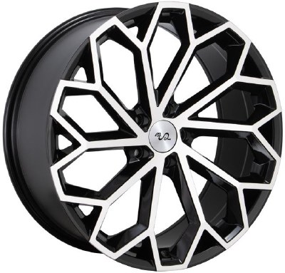 22X8.0 5-114.3 +38 73.1 BLACK W/MACH FACE