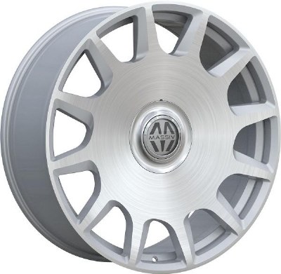 22X9.0 5-112 / 5-114.3 +40 74.1 SILVER BRUSHED FLOATING CAP - C.E.O.