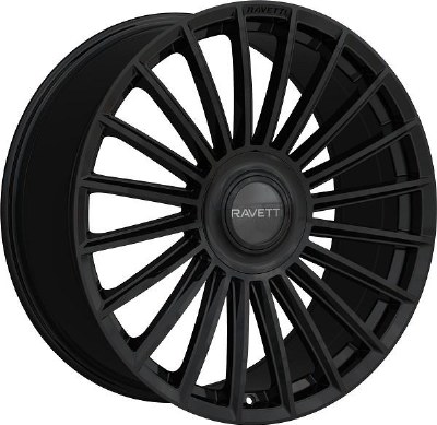 22X9.0 5-114.3 / 5-127 +40 74.1 FULL GLOSS BLACK FLOATING CAP