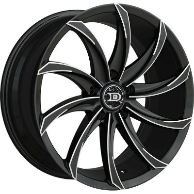 18X8.0 5-114.3 +38 73.1 BLACK AND MILLED