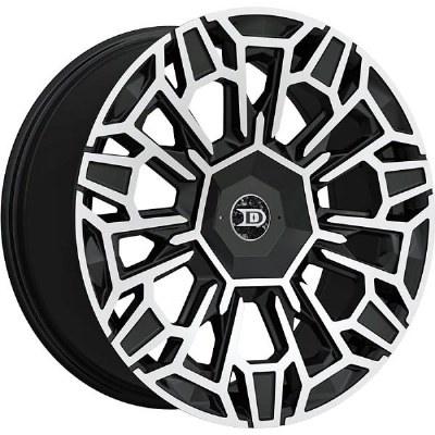 20X8.5 5-114.3 / 5-120 +35 74.1 BLACK AND MACHINED