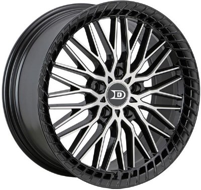 17X7.5 5-114.3 +38 73.1 (B+MO) BLACK AND MACHINED