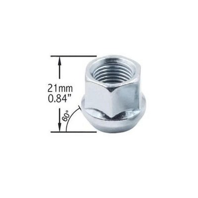 14 MM 1.50 (3/4" HEX) OPEN END BULGE ACORN (1 LUG ONLY)