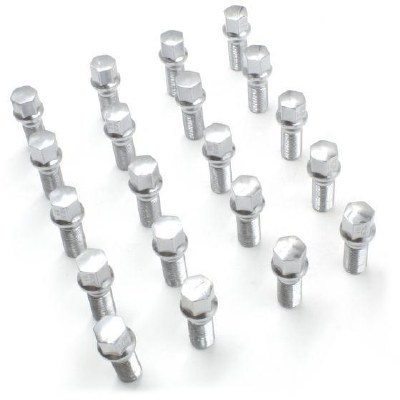 14 MM X 1.25 CONICAL SEAT LUG BOLT KIT 27MM THREAD LENGTH (20 BOLTS)