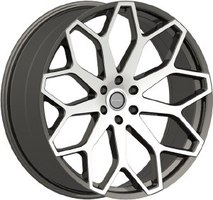 26X10 5-115 +13 74.1 BLACK W/MACH FACE