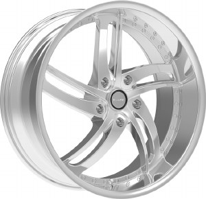 22X9.5 5-115 +13 74.1 CHROME