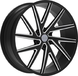 24X9.5 6-139.7 +24 78.1 BLACK AND MILLED (FITS 2019+) 24X9.5 6-139.7 +24 78.1 BLACK AND MILLED (FITS 2019+)