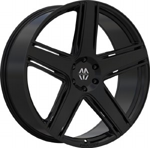 24X9.0 5-127 +30 71.5 FULL GLOSS BLACK - CLASSICO