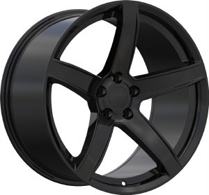 20X10.5 5-115 +25 71.6 FULL GLOSS BLACK