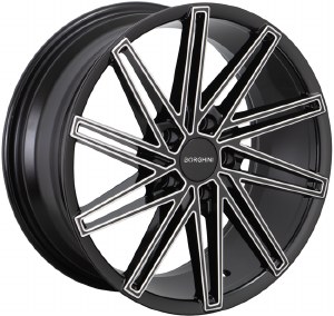 18X8.0 5-114.3 +38 73.1 BLACK AND MILLED