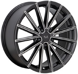 18X8.0 5-114.3 +38 73.1 BLACK AND MILLED