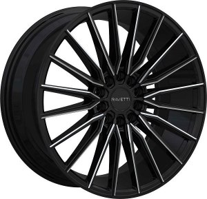 18X8.0 5-108 / 5-114.3 +38 73.1 BLACK AND MILLED