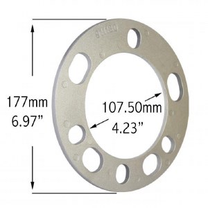 6MM BRAKE SPACERS 5/6 LUG 135MM TO 139.7MM < 2 PIECE SET >