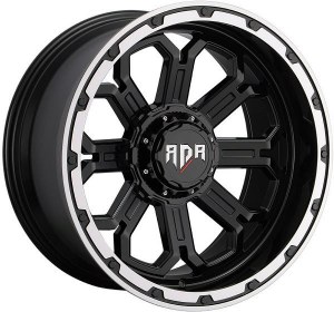 20X10 6-135 / 6-139.7 NEG18 108 (B+ME) BLACK MACHINED FLANGE