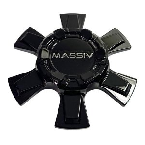 CAP GLOSS BLACK 6 LUG OR5 (CBMAS06-1PB)