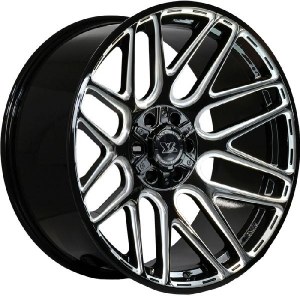 20X10 5-127 / 5-139.7 NEG19 78.1 BLACK AND MILLED