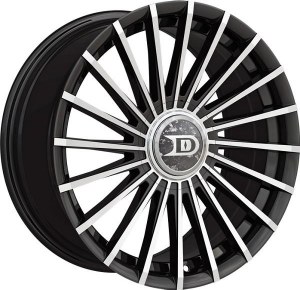 20X8.5 5-114.3 / 5-120 +35 74.1 BLACK AND MACHINED