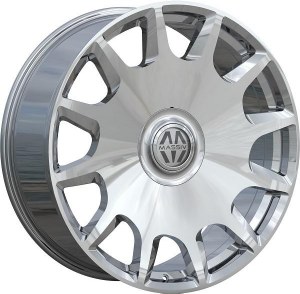 24X9.0 5-112 / 5-114.3 +30 74.1 CHROME FOATING CAP - C.E.O.