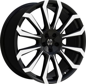 20X8.5 5-108 / 5-114.3 +35 74.1 BLACK AND MACHINED - TITAN