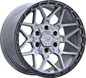 17X9.0 6-135 / 6-139.7 NEG12 106 GLOSS GUNMETAL / BLACK FLANGE