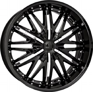 CAP BLACK 22X9.5 (CS339-A1P)