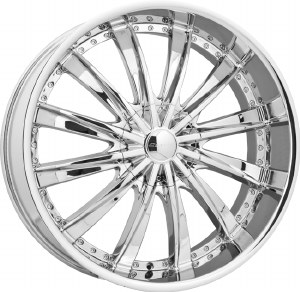22X9.0 6-127 / 6-139.7 +30 78.1 CHROME **ONLY SOLD IN SETS OF 4**