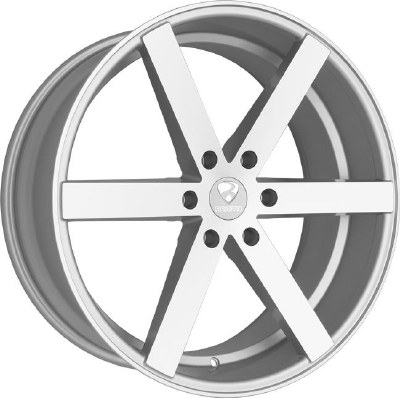22X9.5 6-139.7 +30 78.1 SILVER WITH MACHINE FACE (FITS 2019+)
