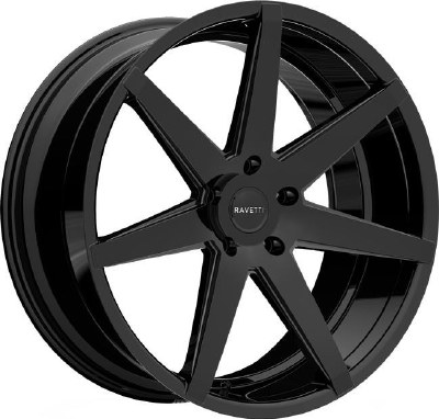 20X10 5-112 +45 66.6 FULL GLOSS BLACK