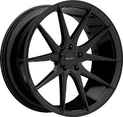 20X8.5 5-112 +35 66.56 FULL GLOSS BLACK