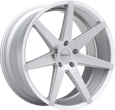 20X8.5 5-120 +38 74.1 SILVER WITH BRUSHED FACE