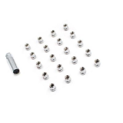 12 MM 1.25 OPEN END SPLINE LUGS - (20 LUGS +1 KEY)