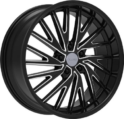 20X8.5 5-120 +35 74.1 BLACK AND MILLED
