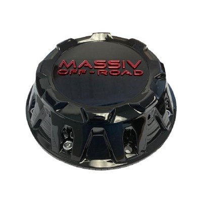 CAP GLOSS BLACK WITH RED EMBLEM OR1 OR2 OR3 OR4 (RD28-B1P35BTR3)