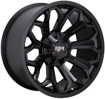 20X10 6-135 / 6-139.7 NEG18 108 FULL GLOSS BLACK **ONLY SOLD IN SETS OF 4**