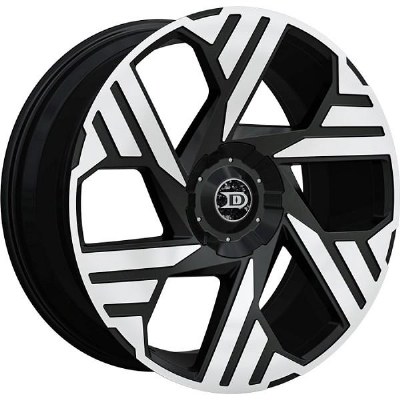 20X8.5 5-114.3 / 5-120 +35 74.1 BLACK AND MACHINED